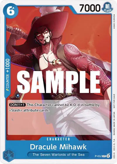 Dracule Mihawk (Sealed Battle Kit Vol. 1) - P-052 - One Piece Promotion Cards