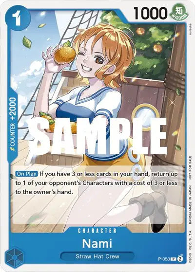 Nami (Sealed Battle Kit Vol. 1) - P-053 - One Piece Promotion Cards