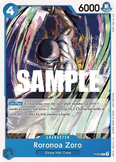 Roronoa Zoro (Sealed Battle Kit Vol. 1) - P-056 - One Piece Promotion Cards