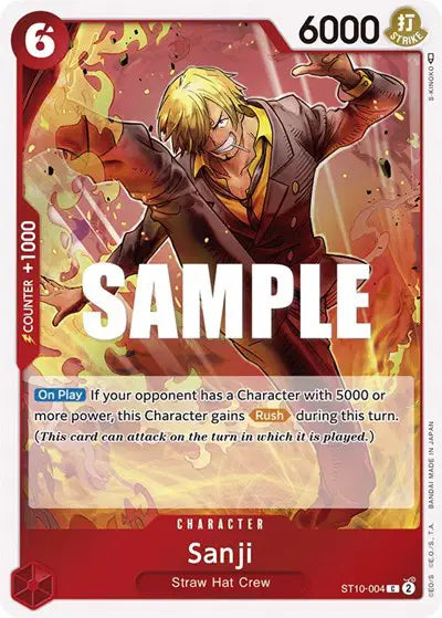 Sanji - ST10-004 - Starter Deck 10: Ultimate Deck: The Three Captains