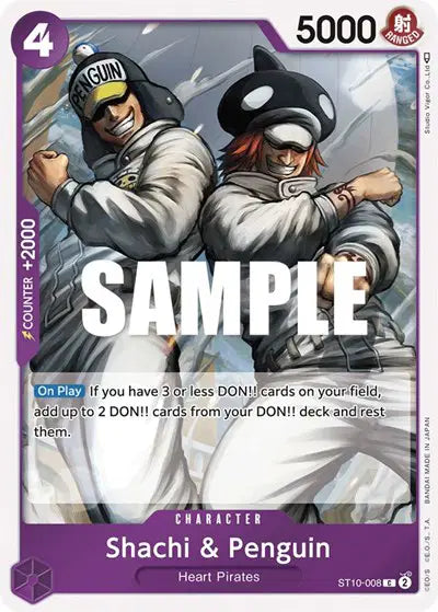 Shachi & Penguin - ST10-008 - Starter Deck 10: Ultimate Deck: The Three Captains