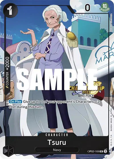 Tsuru (CS 2023 Event Pack) - OP02-106 - One Piece Promotion Cards
