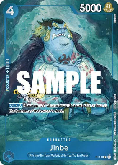 Jinbe (CS 2023 Event Pack) - P-030 - One Piece Promotion Cards