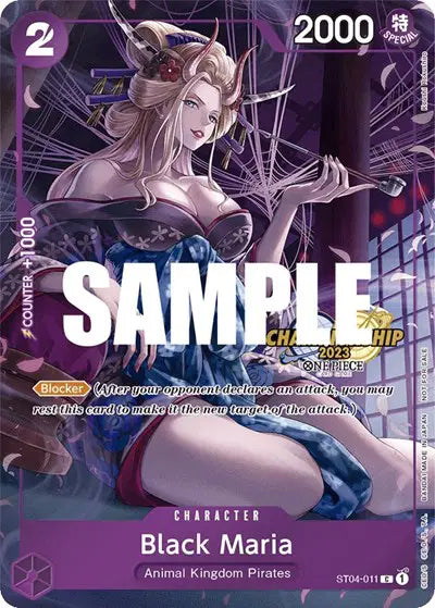 Black Maria (CS 2023 Celebration Pack) - ST04-011 - One Piece Promotion Cards