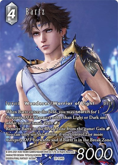 Bartz (Full Art) - 21-134S - Beyond Destiny