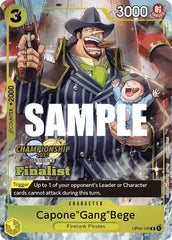 Capone"Gang"Bege (CS 2023 Top Players Pack) [Finalist] - OP04-100 - One Piece Promotion Cards