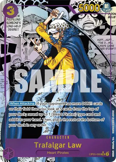 Trafalgar Law (Manga Alternate Art) - OP05-069 - Awakening of the New Era