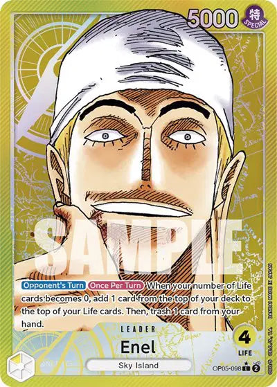 Enel (098) (Alternate Art) - OP05-098 - Awakening of the New Era