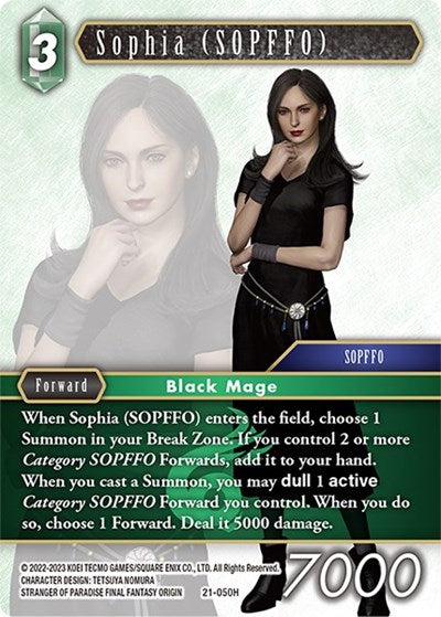 Sophia (SOPFFO) - 21-050H - Beyond Destiny