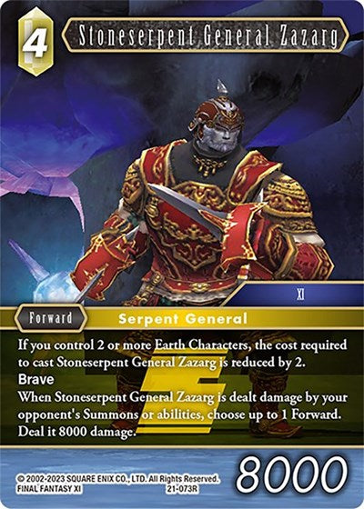 Stoneserpent General Zazarg - 21-073R - Beyond Destiny