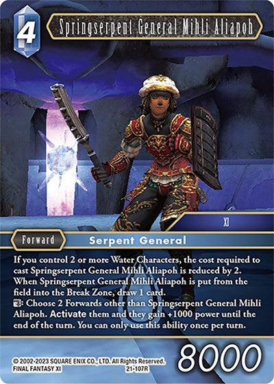 Springserpent General Mihli Aliapoh - 21-107R - Beyond Destiny