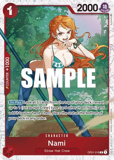 Nami - OP01-016 (Ultra Deck: The Three Captains) - OP01-016 - One Piece Promotion Cards