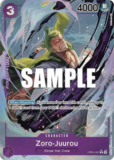 Zoro-Juurou (Alternate Art) - OP05-067 - Awakening of the New Era
