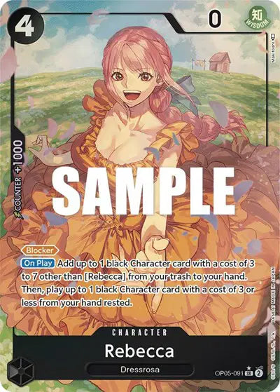 Rebecca (Alternate Art) - OP05-091 - Awakening of the New Era