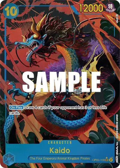 Kaido (118) (Alternate Art) - OP05-118 - Awakening of the New Era