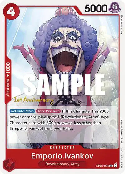 Emporio.Ivankov - OP05-004 - Awakening of the New Era: 1st Anniversary Tournament Cards