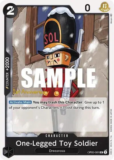 One-Legged Toy Soldier - OP05-081 - Awakening of the New Era: 1st Anniversary Tournament Cards