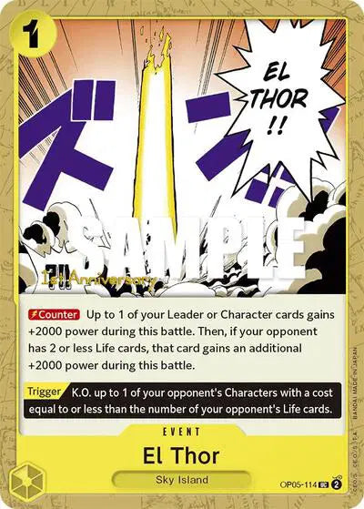 El Thor - OP05-114 - Awakening of the New Era: 1st Anniversary Tournament Cards