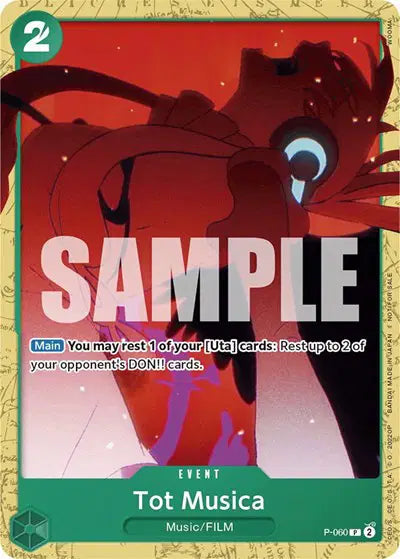 Tot Musica (Starter Deck 11: Uta Deck Battle) - P-060 - One Piece Promotion Cards