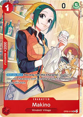 Makino (Japanese 1st Anniversary Set) - OP02-015 - One Piece Promotion Cards