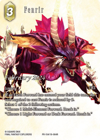 Fenrir (February 2024) - PR-154/19-064R - FF: Promo Cards