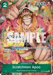 Scratchmen Apoo (Offline Regional 2024) [Winner] - ST02-008 - One Piece Promotion Cards