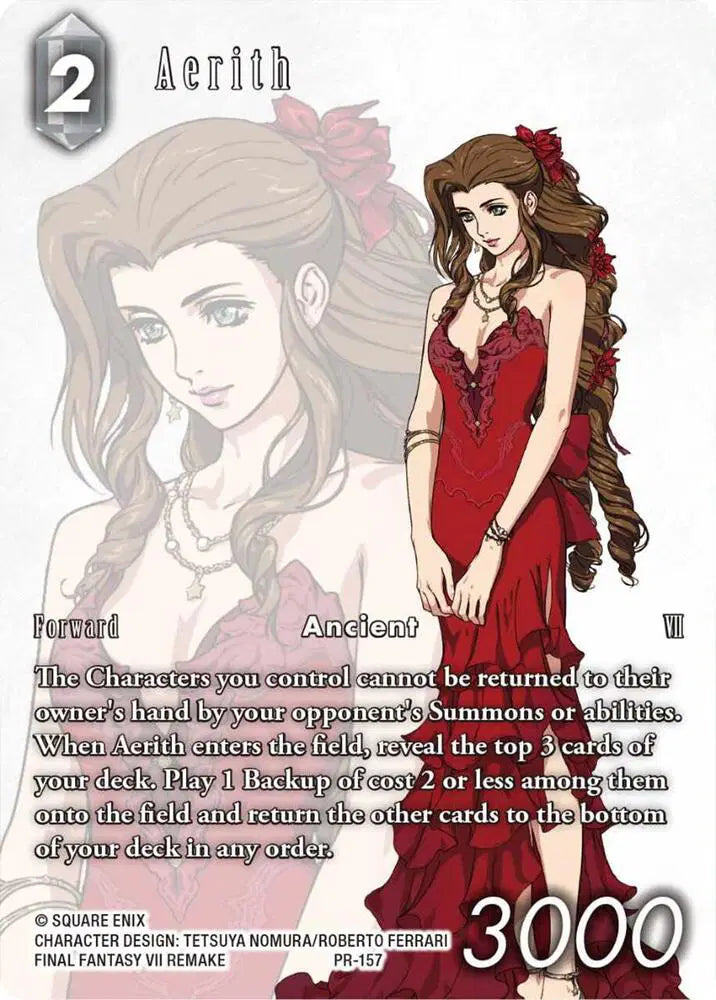 Aerith (Full Art) - PR-157 - PR-157 - FF: Promo Cards