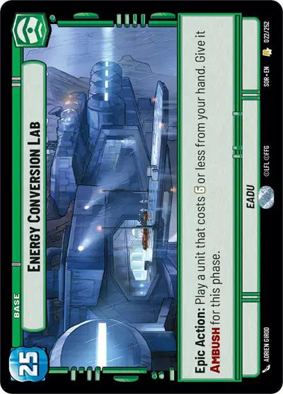 Energy Conversion Lab - SOR-022 - Spark of Rebellion
