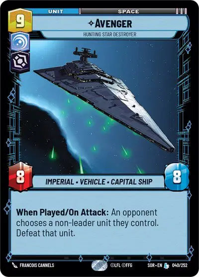 Avenger - Hunting Star Destroyer - SOR-040 - Spark of Rebellion