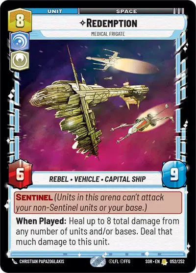 Redemption - Medical Frigate - SOR-052 - Spark of Rebellion