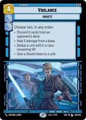 Vigilance - SOR-058 - Spark of Rebellion
