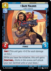 Baze Malbus - Temple Guardian - SOR-065 - Spark of Rebellion