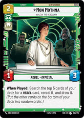 Mon Mothma - Voice of the Rebellion - SOR-096 - Spark of Rebellion