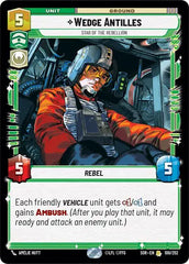 Wedge Antilles - Star of the Rebellion - SOR-100 - Spark of Rebellion