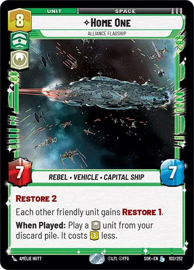 Home One - Alliance Flagship - SOR-102 - Spark of Rebellion