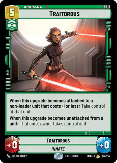 Traitorous - SOR-122 - Spark of Rebellion