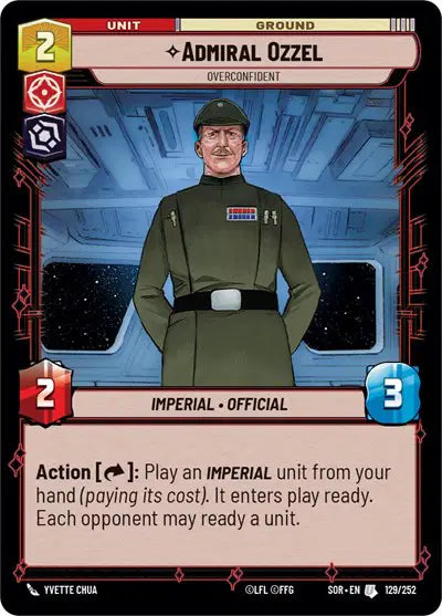 Admiral Ozzel - Overconfident - SOR-129 - Spark of Rebellion