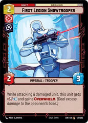 First Legion Snowtrooper - SOR-130 - Spark of Rebellion