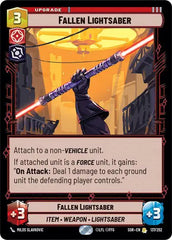 Fallen Lightsaber - SOR-137 - Spark of Rebellion