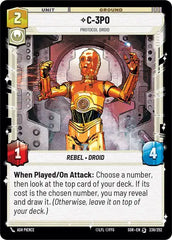 C-3PO - Protocol Droid - SOR-238 - Spark of Rebellion