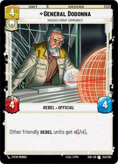 General Dodonna - Massassi Group Commander - SOR-242 - Spark of Rebellion