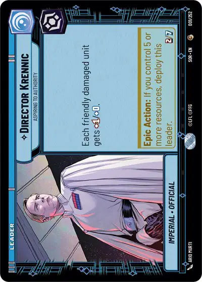 Director Krennic - Aspiring to Authority - SOR-001 - Spark of Rebellion