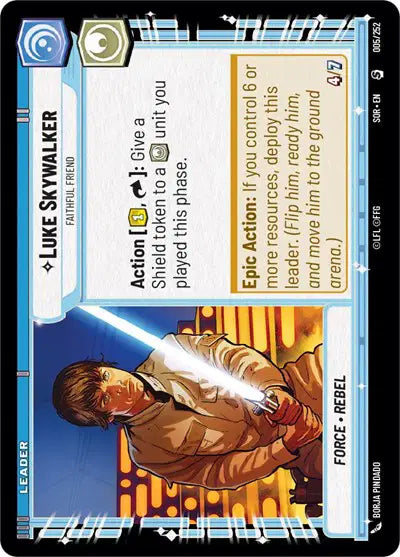 Luke Skywalker - Faithful Friend - SOR-005 - Spark of Rebellion