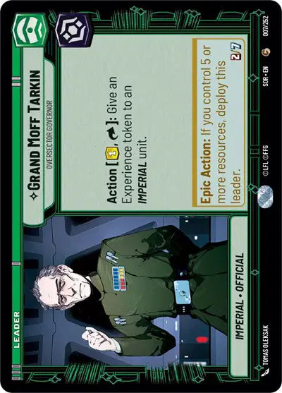 Grand Moff Tarkin - Oversector Governor - SOR-007 - Spark of Rebellion
