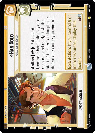 Han Solo - Audacious Smuggler - SOR-017 - Spark of Rebellion
