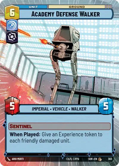 Academy Defense Walker (Hyperspace) - SOR-303 - Spark of Rebellion