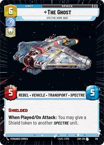 The Ghost - Spectre Home Base (Hyperspace) - SOR-316 - Spark of Rebellion
