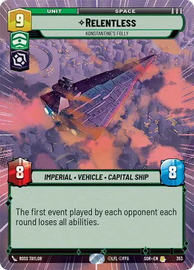 Relentless - Konstantine's Folly (Hyperspace) - SOR-353 - Spark of Rebellion