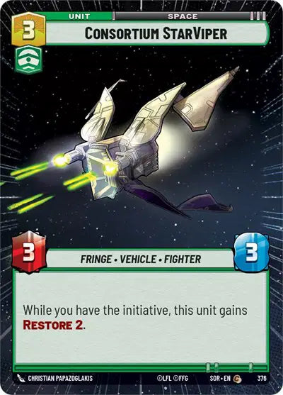 Consortium StarViper (Hyperspace) - SOR-376 - Spark of Rebellion