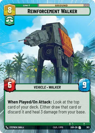 Reinforcement Walker (Hyperspace) - SOR-383 - Spark of Rebellion